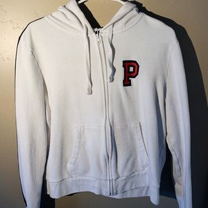 PINK (Victoria’s Secret) zip-up hoodie.